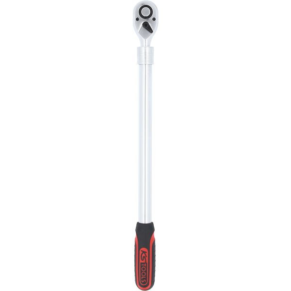 KS Tools 1/2" telescopische omschakelratel, extra lang, 72 tanden, 914.1205