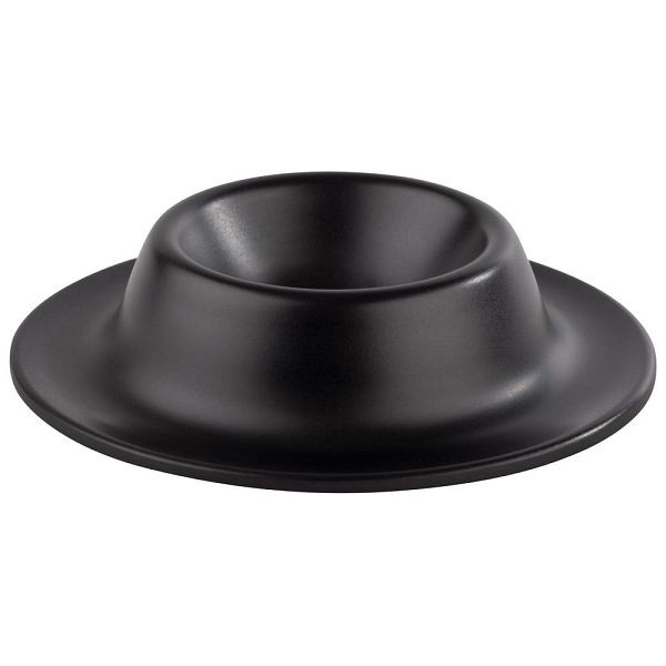 APS eierdopje, 8,50 x 8,50 cm, hoogte 4,50 cm, melamine, zwart, 83849