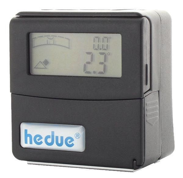 hedue LevelBox, Abmessungen 5,6 x 6 x 3,3 cm, Messbereich 180°, Messgenauigkeit 0,2°, M525