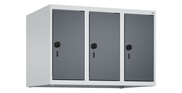 C+P kastopzet Classic PLUS, bovenkast, 7035, veiligheidsdraaigrendel, 500x750x500mm, antracietgrijs, 080090-39 S10008