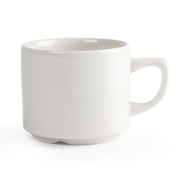 Churchill Whiteware esdoorn stapelbare theekopjes 20cl (24 stuks), P740