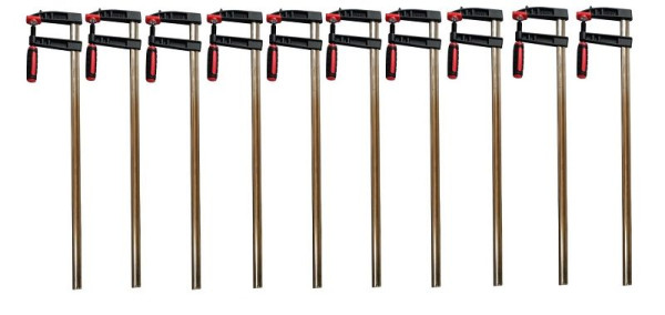 VaGo-Tools professionele lijmtang 200x50 mm klem lijmklem klem smeedbaar gietijzer, VE: 8 stuks, 220x002x8_dv