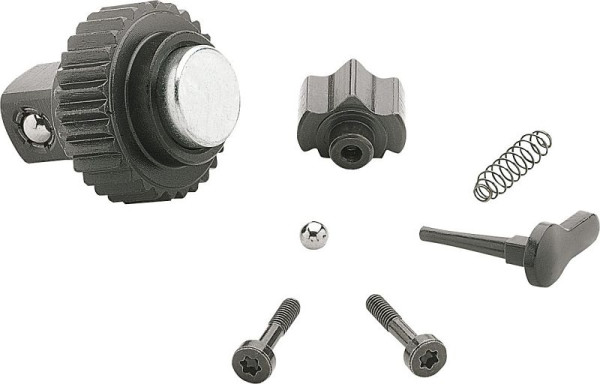 Hazet reserveonderdelenset ratelwiel met borging, 10 = 3/8" buitenvierkant voor omschakelratel HAZET 8816 S, 6402-1 S, 8816S/7