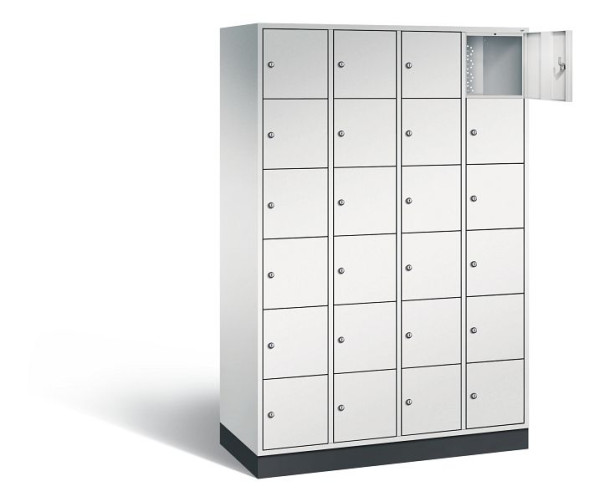 C+P lockerkast Intro, H1950xB1220xD490mm, kleur: lichtgrijs, 8670-401 S10027