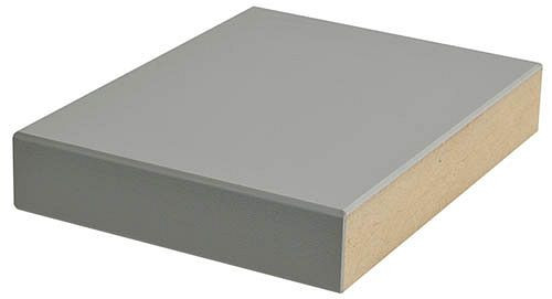 Bedrunka + Hirth werkblad, MDF-plaat met 2,5 mm Trovidur-coating, ABS-rand aan 4 zijden, werkbladbreedte / diepte / dikte in mm: 1500/750/50, T03.15.50