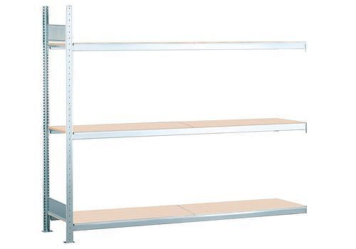 Schulte breedvakstelling met spaanplaat, aanbouwveld, 3 opbergniveaus, vakbreedte 2500 mm, 2506 x 436 x 2000 mm, 278963