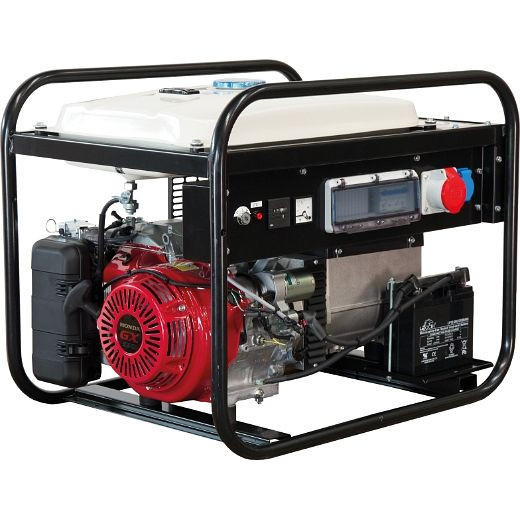 ELMAG stroomgenerator SEBS 7500WDE/25-AVR, met HONDA motor GX390 (semi-geluiddicht), 53153