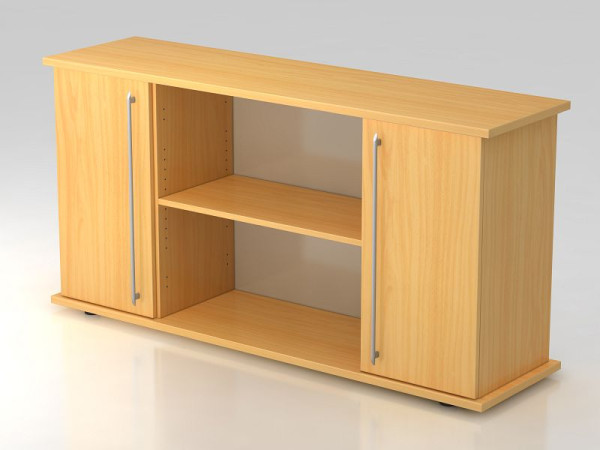 Hammerbacher dressoir 2 deuren 166cm relinggreep beuken/beuken, 166,1x44,8x84 cm (BxDxH), VSB2T/6/6/RE