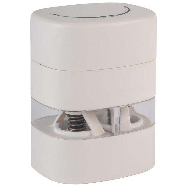 APS 2in1 zout- en pepermolen, kruidenmolen, keramische molen, instelbare maalgraad, wit, 40561