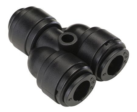 timmer B-YV-2x6-6-KU-H2O, Y-connector van kunststof, voor water, VE: 10 stuks, 03080291