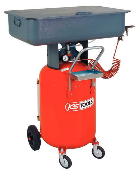 KS Tools Mobiel reinigingsstation voor kleine onderdelen, 60 liter, 160.0040