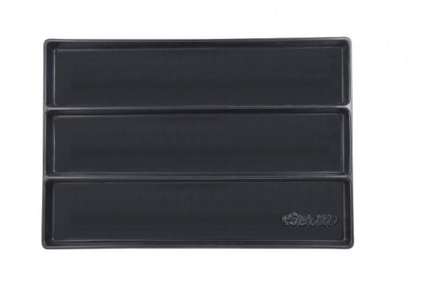 Boxo lege bak met 3 vakken, 568x395mm, VE: 10 stuks, BXP000-2