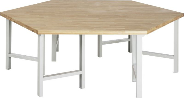 RAU groepswerkbank serie 4000, 2700x790-1140x2340 mm, 03-400-135B4H.12