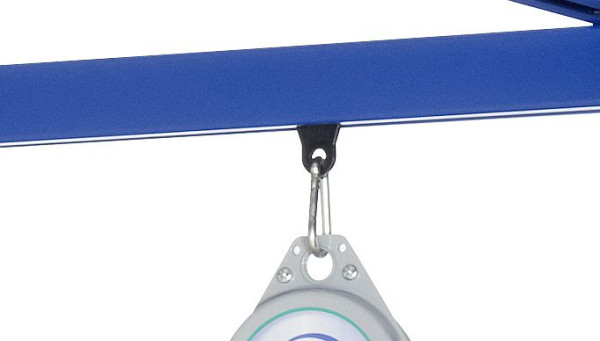 RAU trolley met karabijnhaak, 20x60x10 mm, E-LW