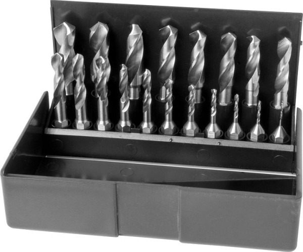 SW-Stahl spiraalborenset, HSS-G, 1-10 mm, 19-delig, 82200L
