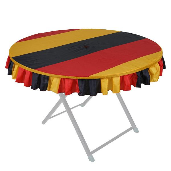 Mendler tafelkleed HWC-D18, biertuin tafelkleed tafelkleed, Duitsland WM EM Ø115cm, 59222