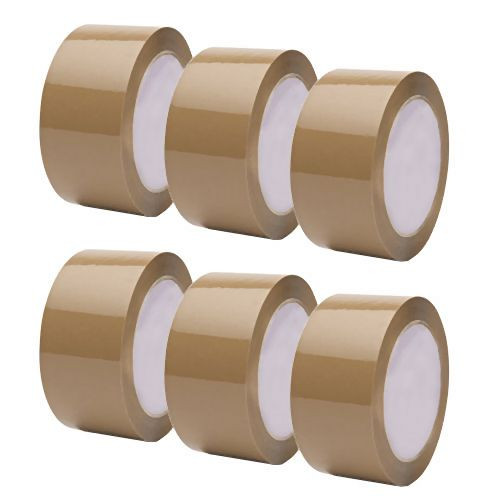 Karl Dahm 6x PP-Klebeband, braun, 50mm x 66m / Rolle, 21530