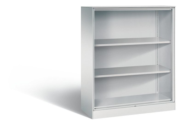C+P bureauplank Asisto, H1310xB1000xD435mm, kleur: lichtgrijs, 3 niveaus, 140032-000 S10052