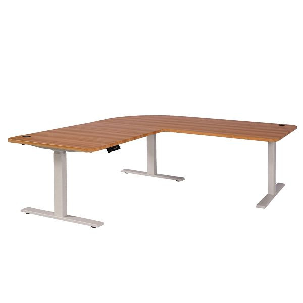 Mendler tafelblad HWC-D40 voor hoekbureau, bureaublad, 90°, eikenkleur, 75754