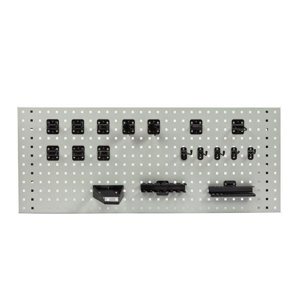 ADB hakenset/gereedschaphouder, 18-delig, RAL 9005, 73199