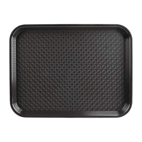 Olympia Kristallon fastfood dienblad zwart 34,5 x 26,5cm, DP216
