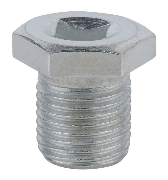 KS Tools olieaftapschroef, vierkante mof 8mm, M16x1,5x13mm, 20 mm, verpakking van 10, 430.1158