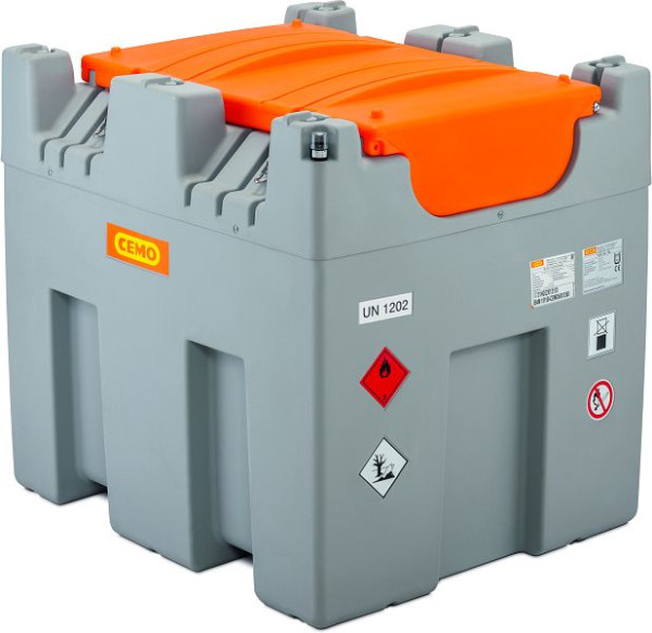 Cemo CUBE tank Mobiel 980 l Basic met Cematic 72, 230 V, 11636