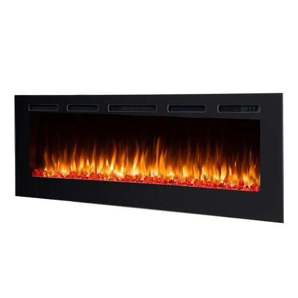 RICHEN elektrische haard Fiamma 68'', 2000 W, kleur: zwart, EF175D