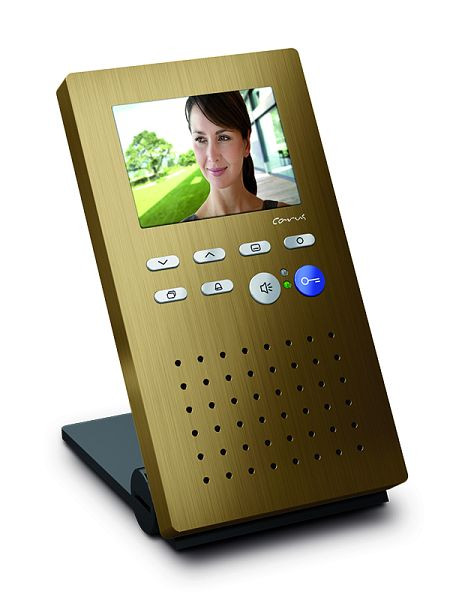 TCS video binnenstation voor handsfree serie Carus ORIGO, tafelapparaat brons, CAI2010-0151
