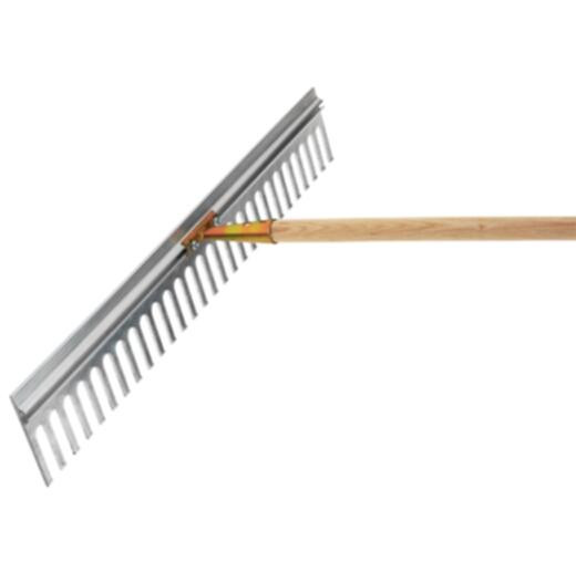 FLORA aluminium hark met draaibare kop, B 75 cm, 02218/75