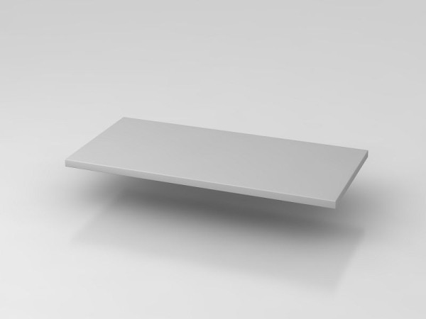 Hammerbacher plank 9 serie, decor: grijs, 76 x 38,6 x 2,2 cm (BxDxH), V9FA8/5