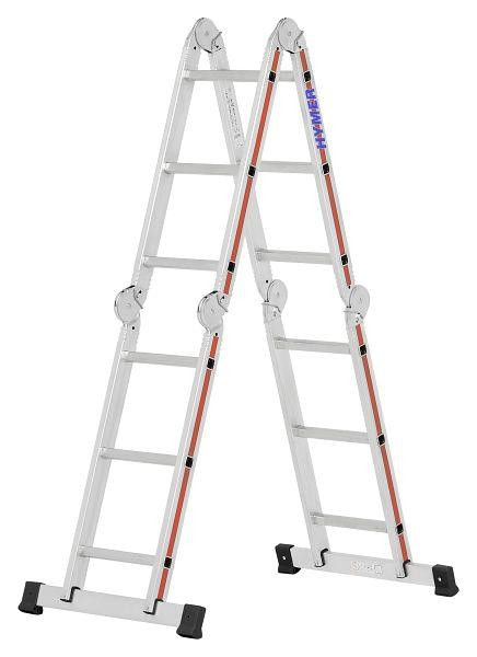 HYMER multifunctionele ladder, 4x3 sporten, lengte enkele ladder 3,47 m, 404312