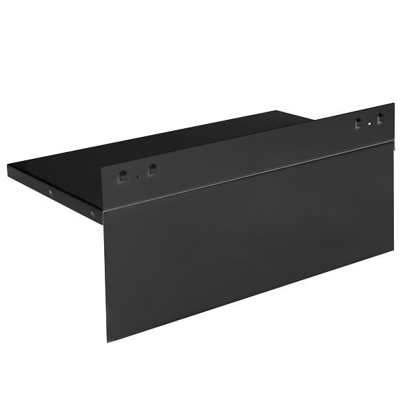 ADB geperforeerde wandplaat van plaatstaal, B 435 x D 250 mm, 73187