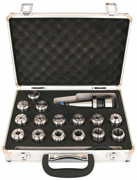 ELMAG spantangenset MK 4 (ER40), 15-delig, 2-26 mm, 82773