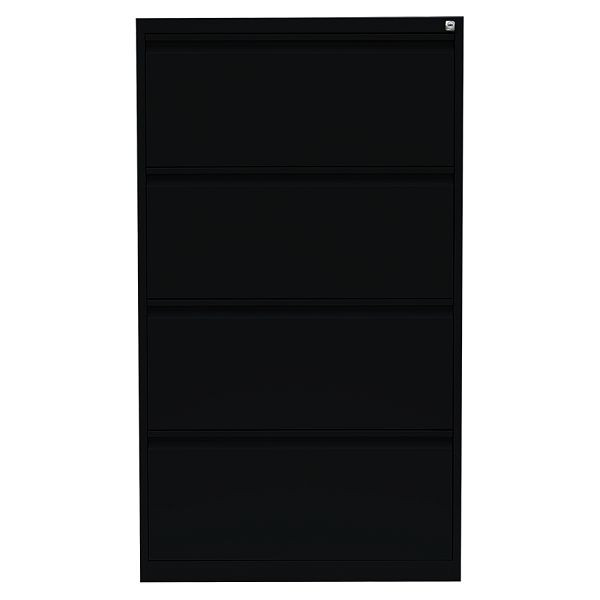 Lüllmann hangmapkast, 1320 x 760 x 620 mm, gitzwart/gitzwart, 561429