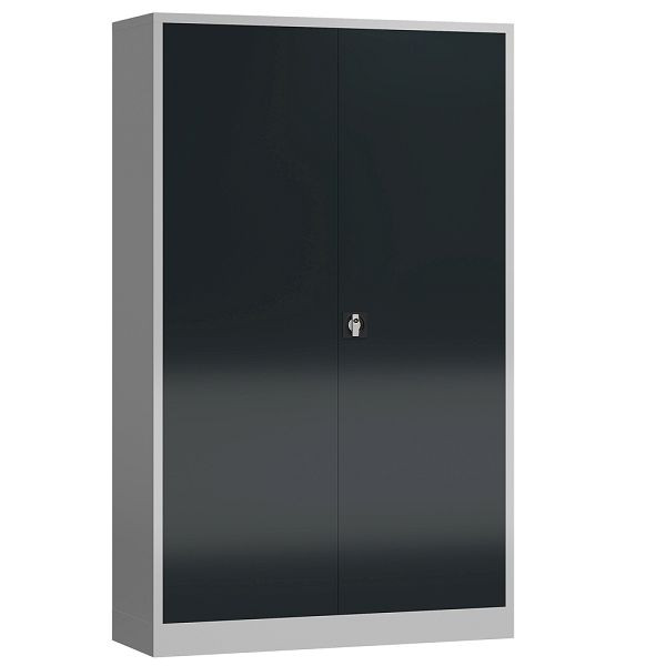 Lüllmann ClassiX draaideurkast, 1945 x 1200 x 420 mm, lichtgrijs/antraciet, X-530378
