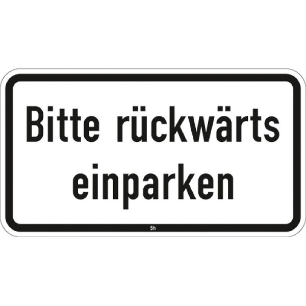 Stone HGS Achteruit parkeren - 2832, 330x600mm /RA1/platte vorm 3mm, 2832-213