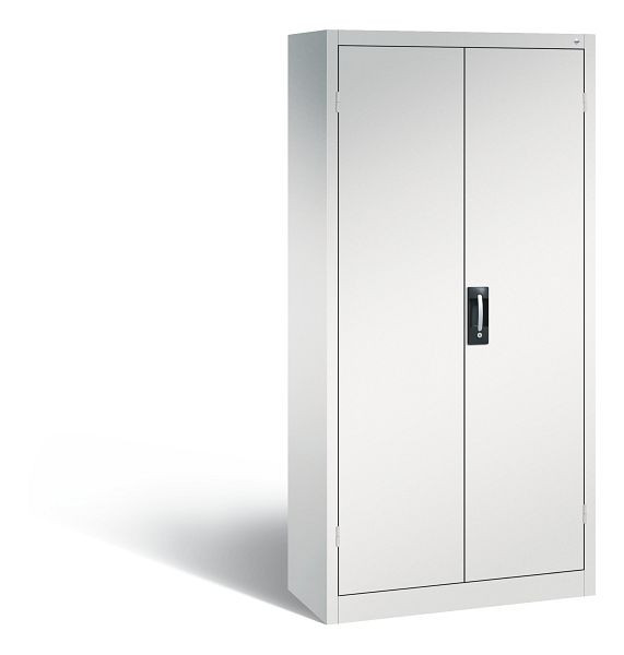 C+P Büro Drehtürenschrank 21 Fächer Acurado, H1950xB930xT400 mm, Lichtgrau, 9260-4105 S10010