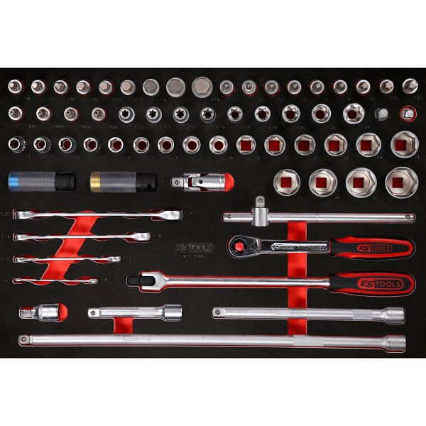 KS Tools PERFORMANCEplus gereedschapset 66-delig 1/2' dopsleutel, 811.0066