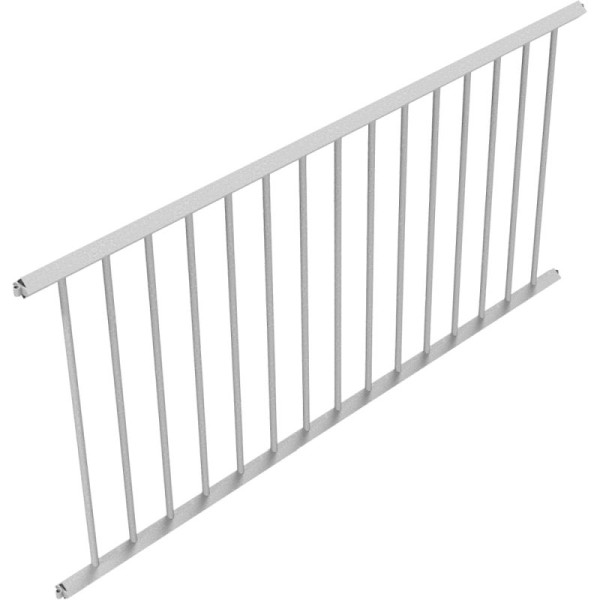 Steen HGS hekrooster, schuttingpaneel zonder verf, vierkant 40x40mm, lengte 2000mm/hoogte 950mm, 418,20