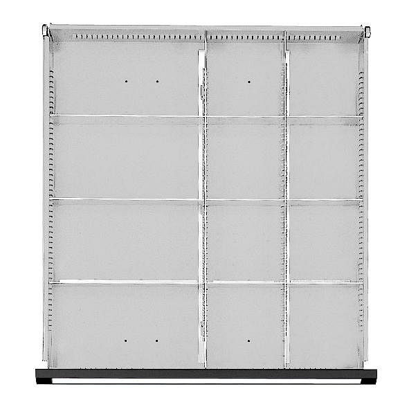 ANKE ladescheidingsset; voor lade 500 x 540 mm (BxD); 1 / 2-1 / 4 divisie