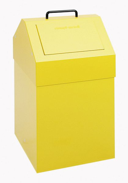 Stumpf afvalscheiding 45, stationair, RAL 1003/1003, 45 liter, 630-045-0-0-103