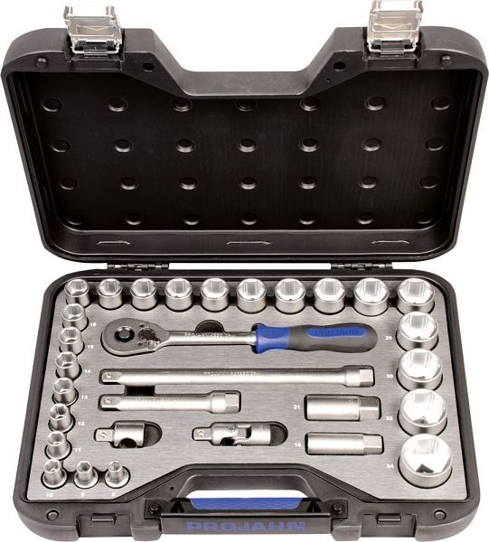 Projahn 1/2" PROJAHN professionele dopsleutelkoffer, 30 stuks, 3901201