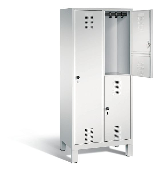 C+P cijferslot Evolo, H1850xW810xD500mm, kleur: lichtgrijs, 48610-22 S10009