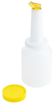 Contacto mix/voorraadcontainer 2 l schenktuit en deksel: GEEL, 5843/204