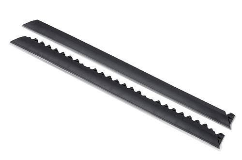 DENIOS randstrip met aansluitnoppen voor antivermoeidheidsmat CS 9.9, zwart, 162-187
