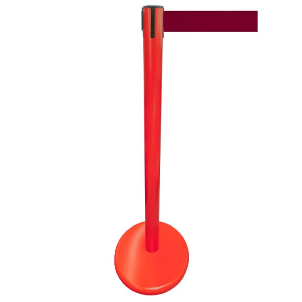 Stein HGS HGS personengeleidingssysteem -P-LINE Future-, metaal/ rood, bordeaux, met magnetisch riemuiteinde, 12794-1504