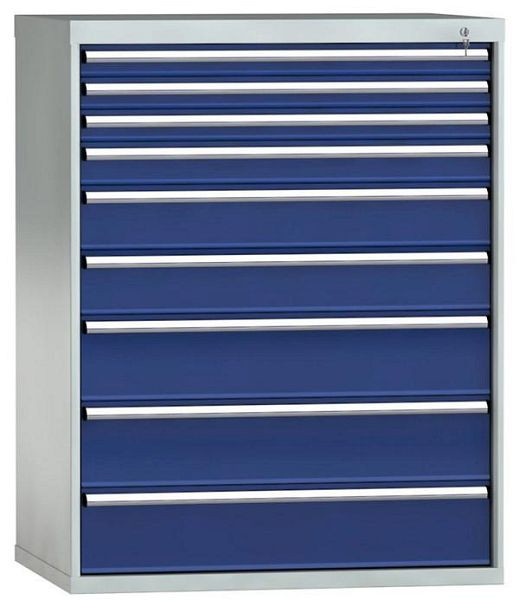 KLW ladekast 1325 x 1031 x 750 mm H x B x D, inbouwmaten: 1225 mm, indeling: 54x36 stuks, SJB1325-09EP-001