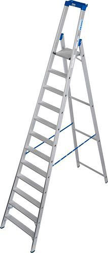Krause trap van aluminium, inclusief plank en emmerhaak, 12 treden R 13, 307638