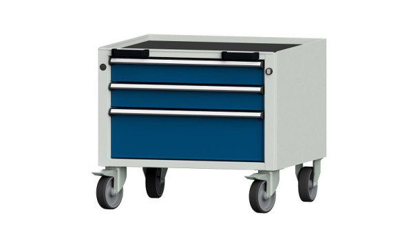 ANKE werkbanken, verrijdbare bak, model 17 V, 660 x 615 x 570 mm, RAL 7035/5010, bak, 450.003